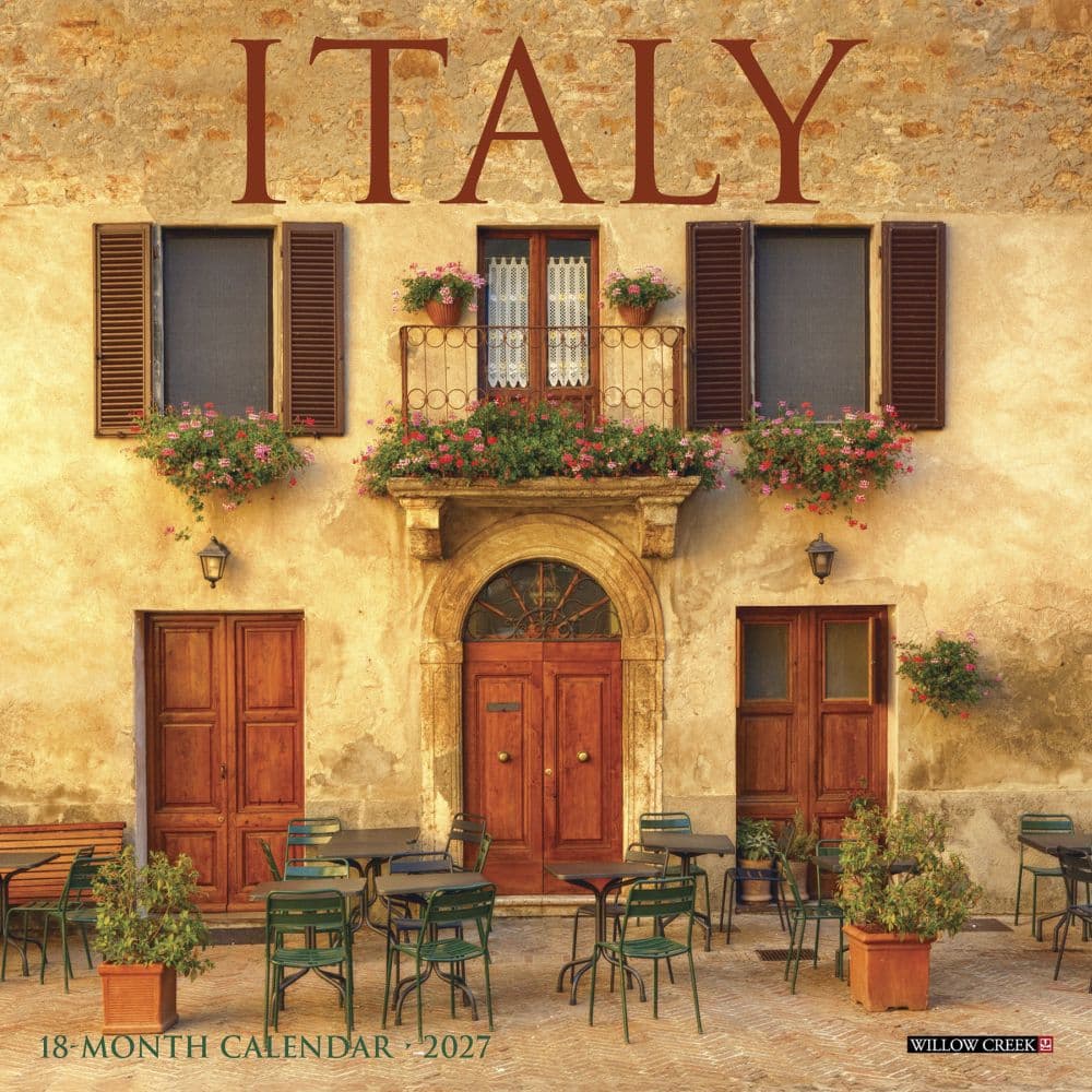 Italy 2027 Mini Wall Calendar Main Product Image