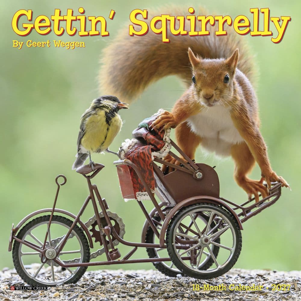 Gettin Squirrelly 2027 Mini Wall Calendar Main Product Image
