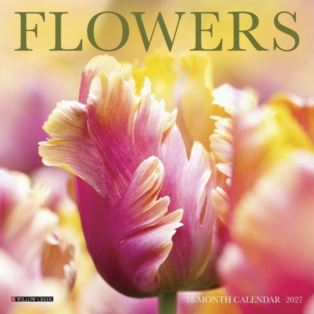 Flowers 2027 Mini Wall Calendar Main Product Image