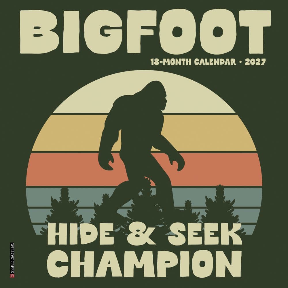 image Bigfoot 2027 Mini Wall Calendar Main Product Image