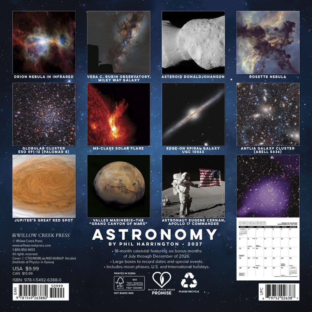 Astronomy 2027 Mini Wall Calendar First Alternate Image