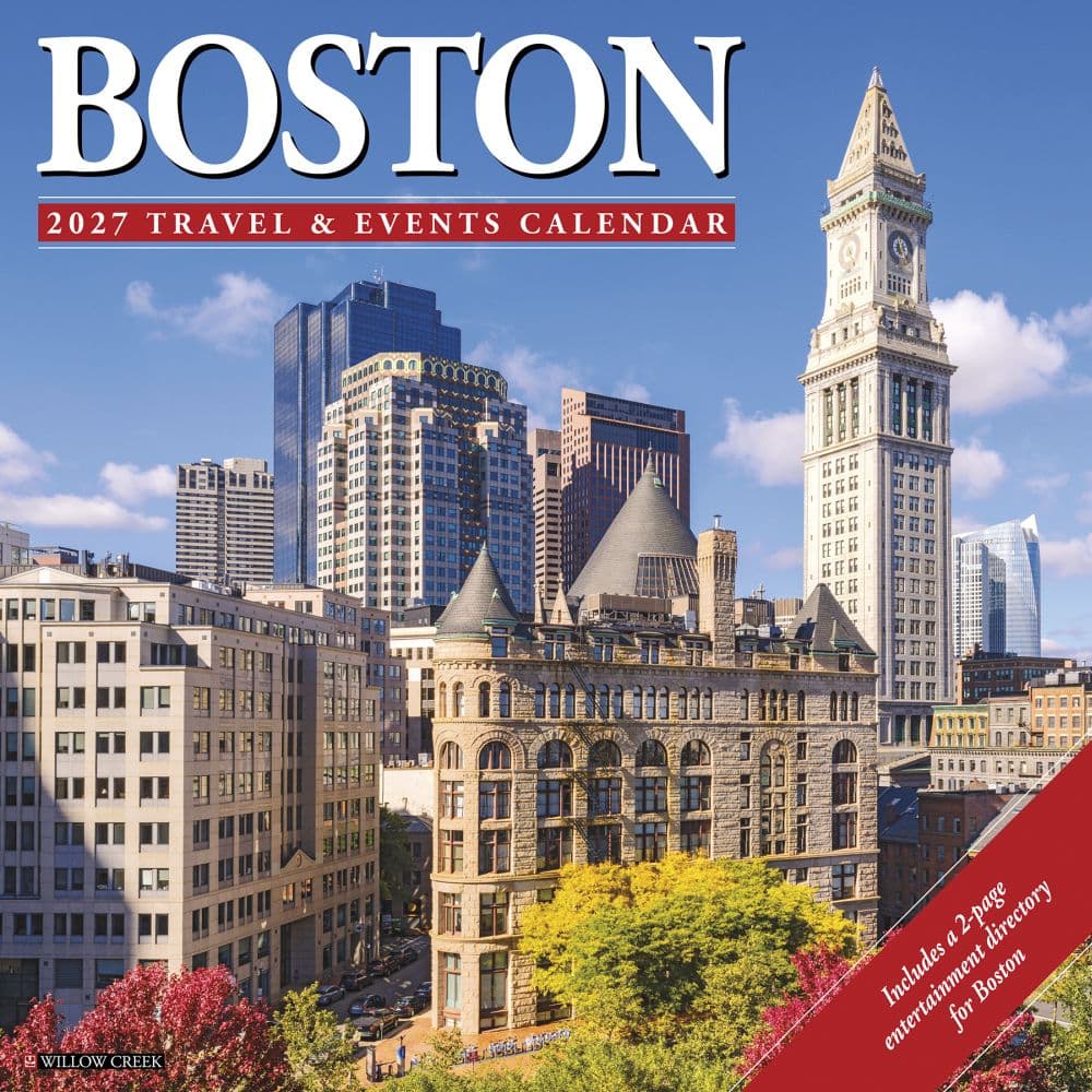 Boston 2027 Wall Calendar Main Product Image