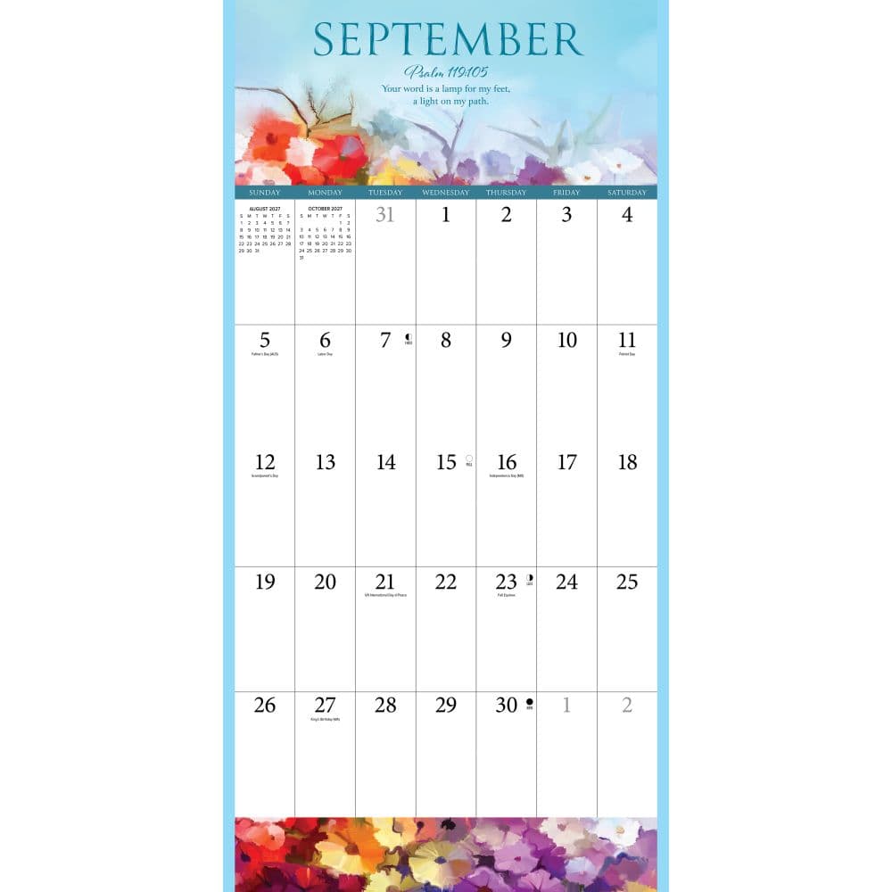 Bible Verses 2027 Wall Calendar Second Alternate Image