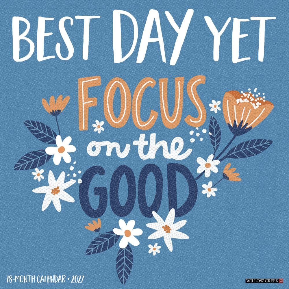 Best Day Yet 2027 Wall Calendar Main Product Image