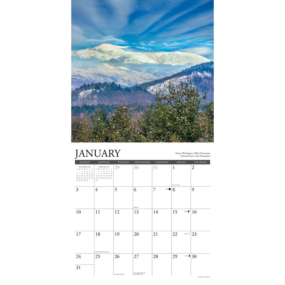 New England Beautiful 2027 Wall Calendar Second Alternate Image