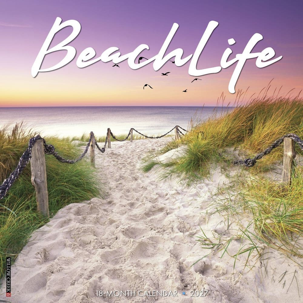Beach Life 2027 Wall Calendar Main Product Image