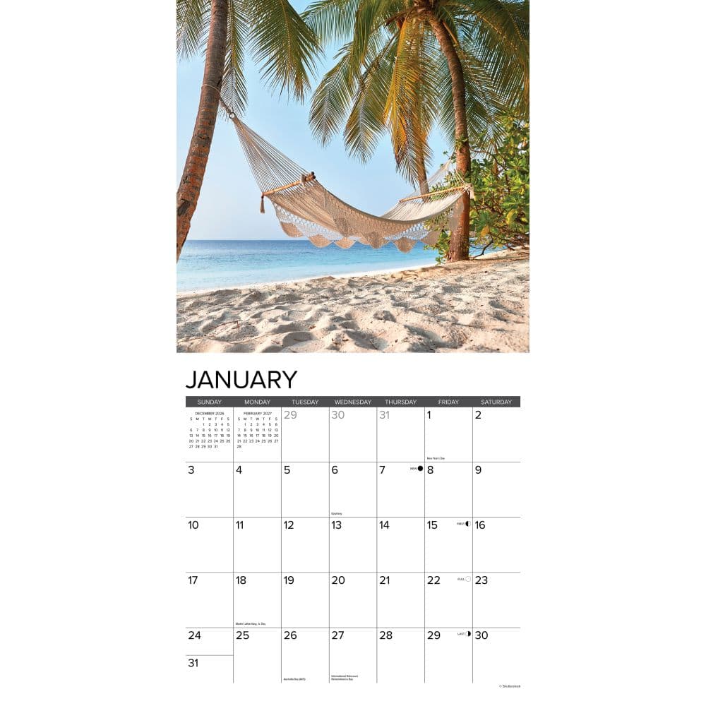 Beach Life 2027 Wall Calendar Second Alternate Image
