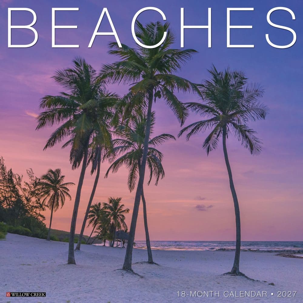 Beaches 2027 Wall Calendar Main Product Image