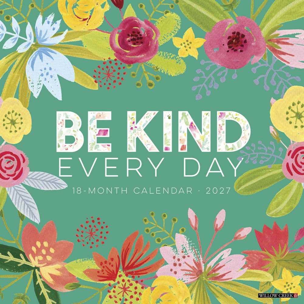 Be Kind 2027 Wall Calendar Main Product Image