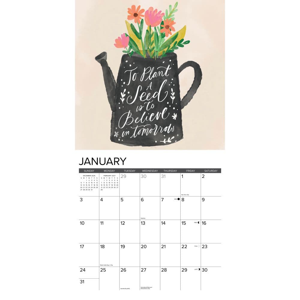 Be Kind 2027 Wall Calendar Second Alternate Image