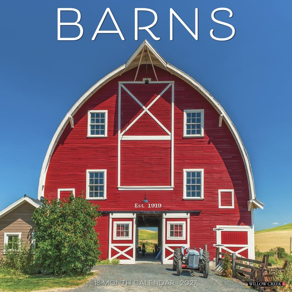 Barns 2027 Wall Calendar Main Product Image