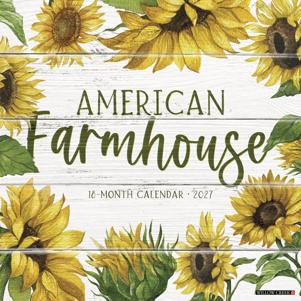 image American Farmhouse 2027 Wall Calendar Main Product Image