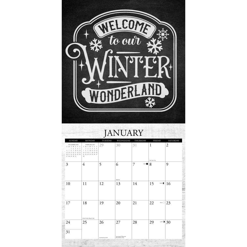 American Farmhouse 2027 Wall Calendar Second Alternate Image