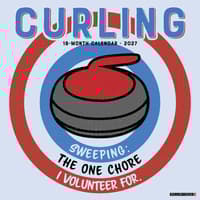 image Curling 2027 Wall Calendar Main Product Image
