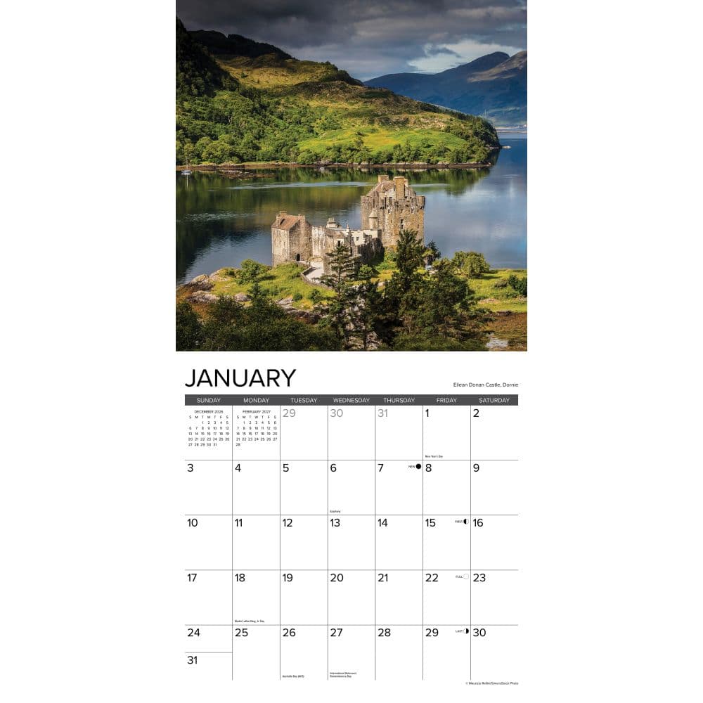 Scotland 2027 Wall Calendar Second Alternate Image