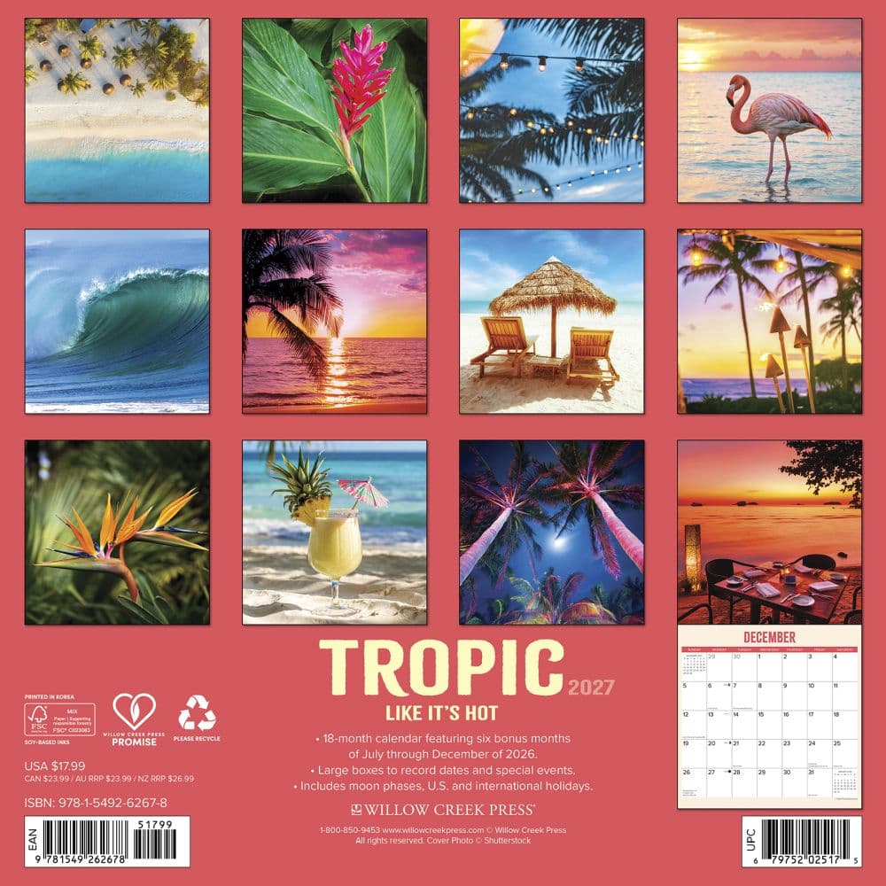 Tropic Like Its Hot 2027 Wall Calendar First Alternate Image
