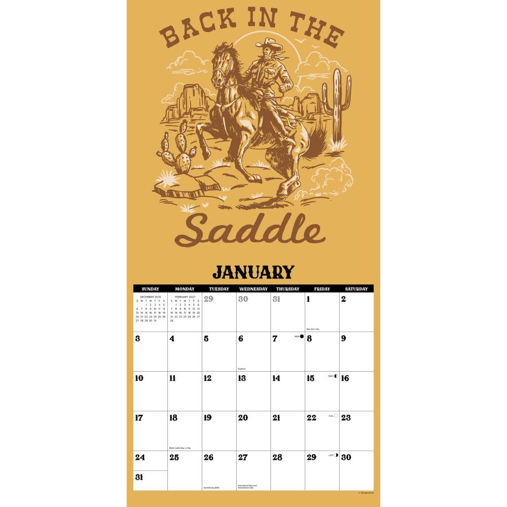 Not My First Rodeo 2027 Wall Calendar Second Alternate Image