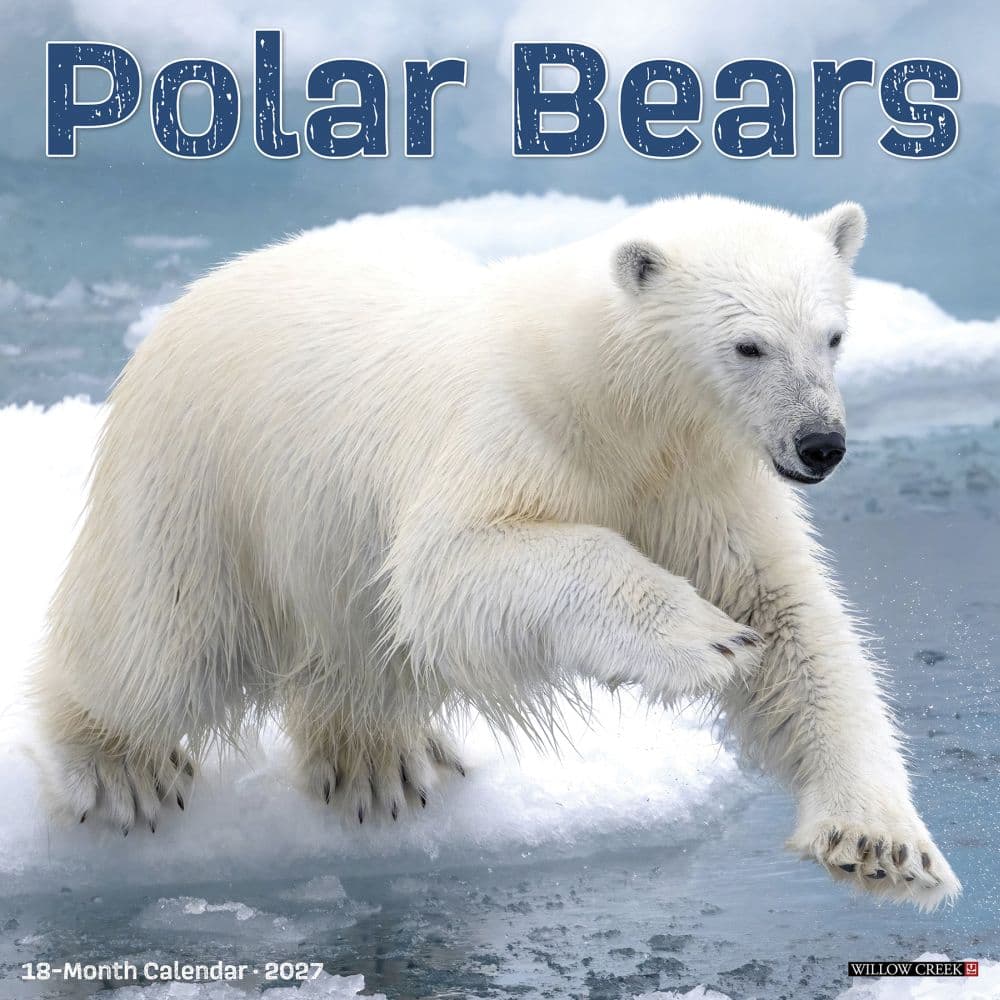 Polar Bears 2027 Wall Calendar Main Product Image