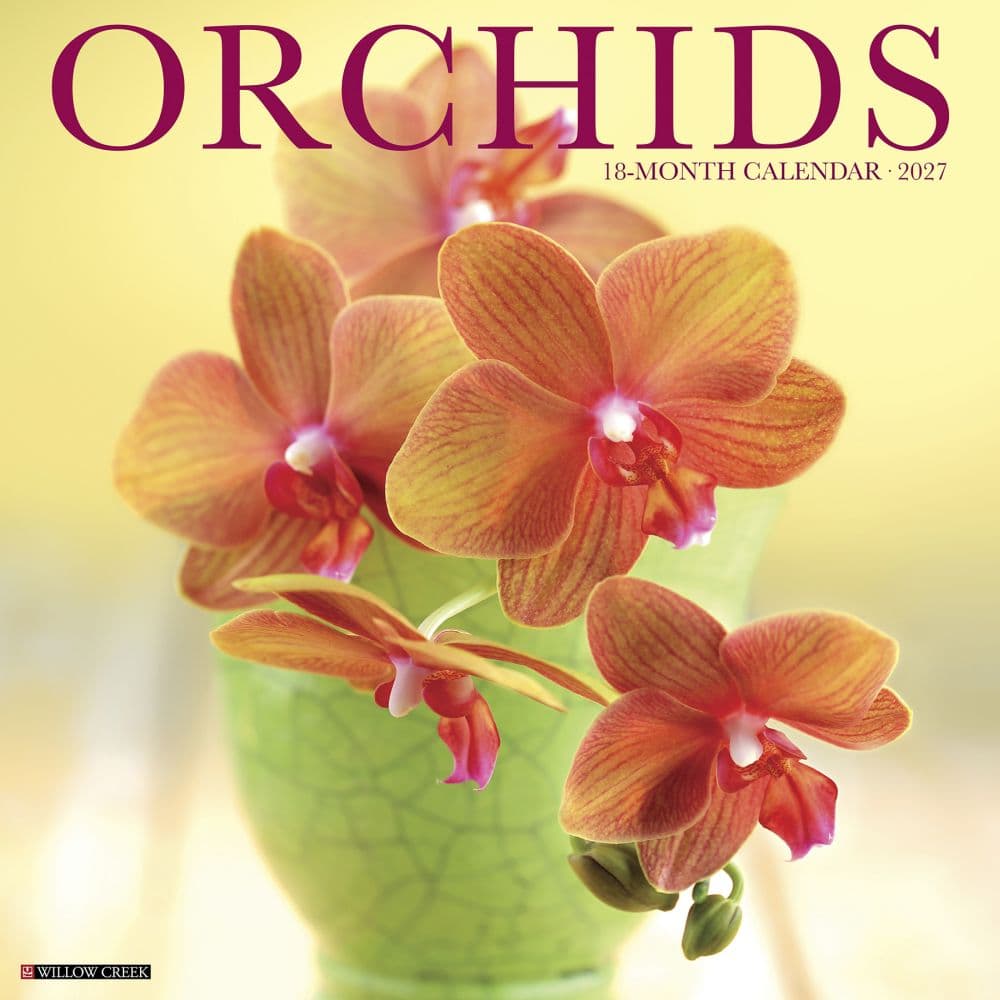 Orchids 2027 Wall Calendar Main Product Image