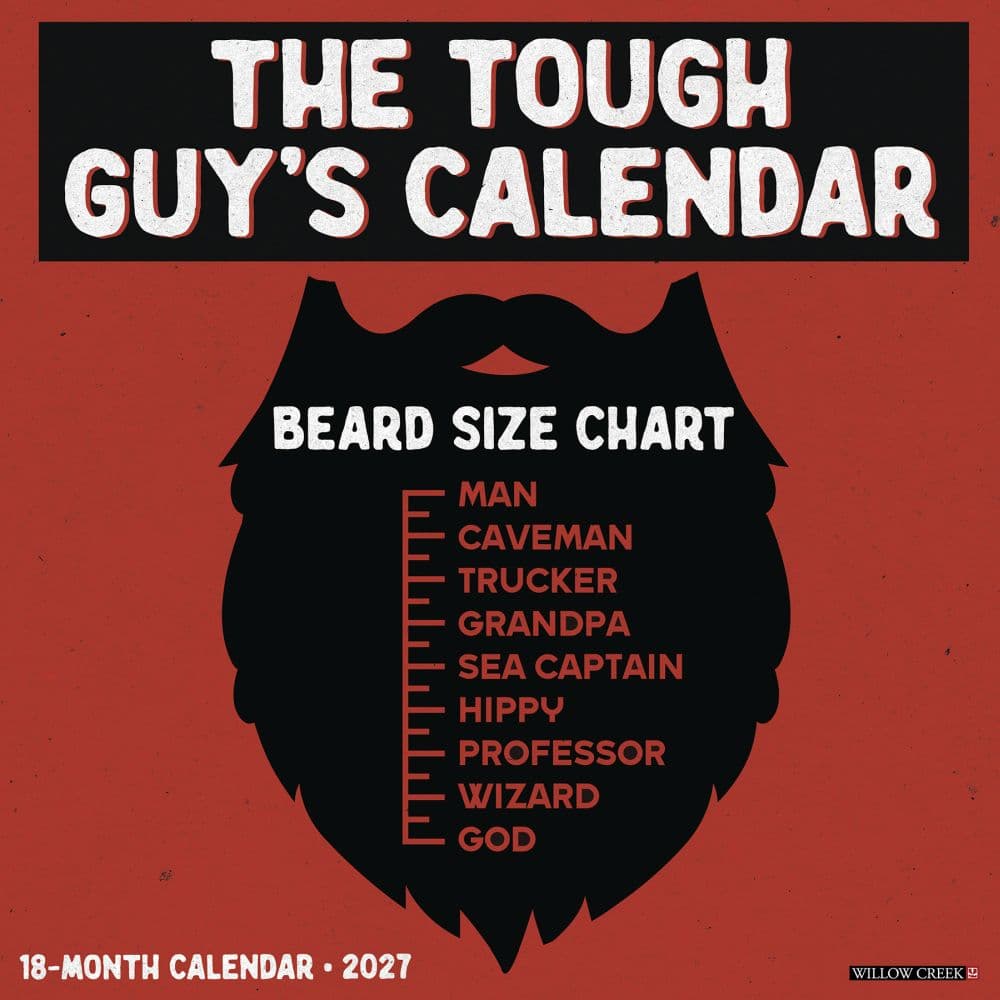 Tough Guys 2027 Wall Calendar Main Product Image