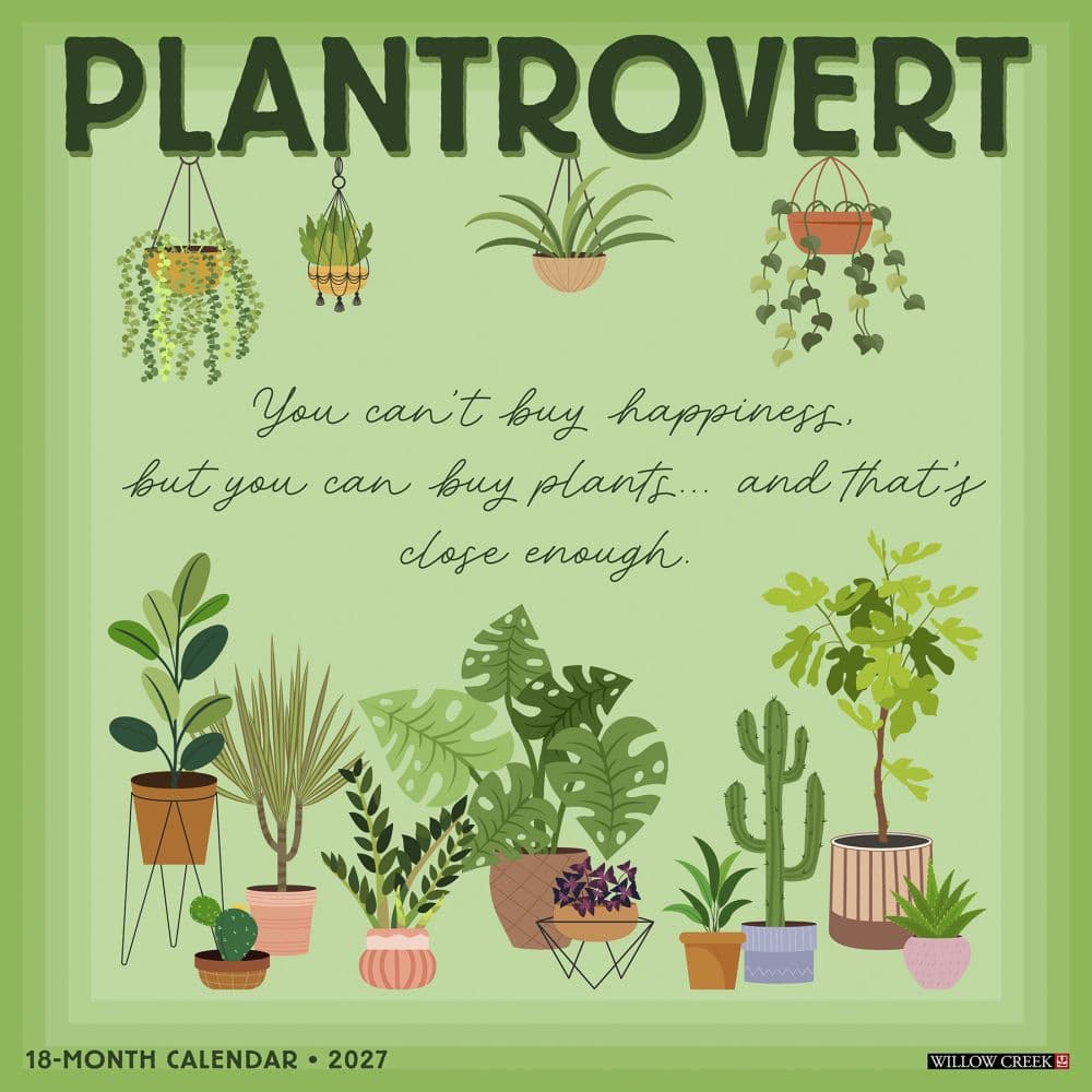 image Plantrovert 2027 Wall Calendar Main Product Image