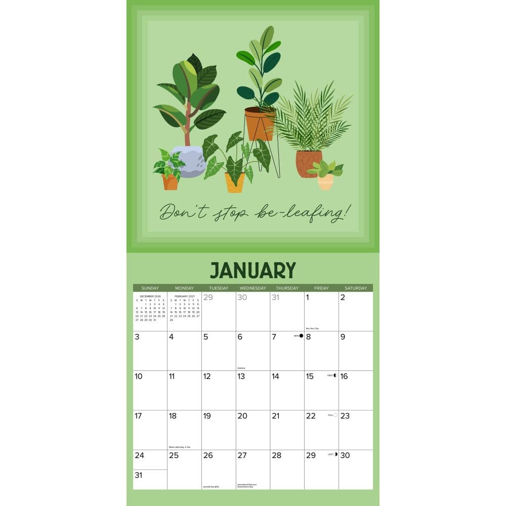 Plantrovert 2027 Wall Calendar Second Alternate Image