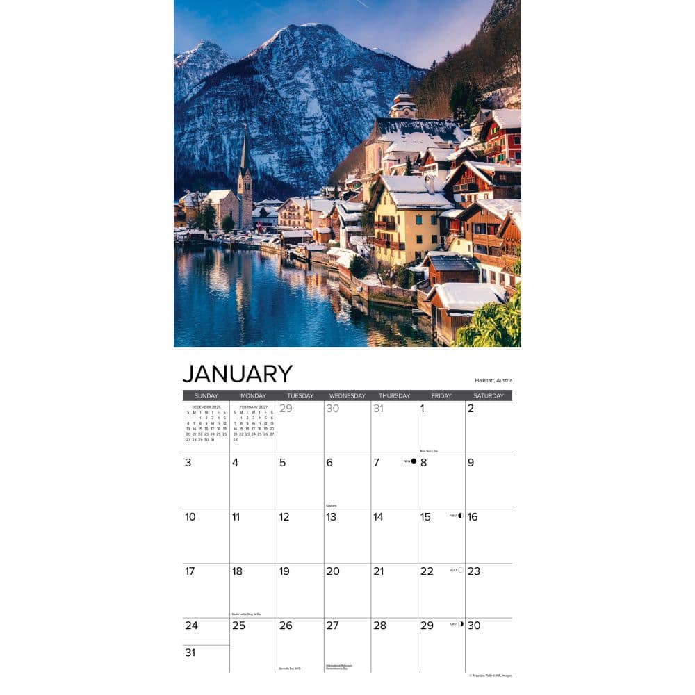 Everyday Europe 2027 Wall Calendar Second Alternate Image