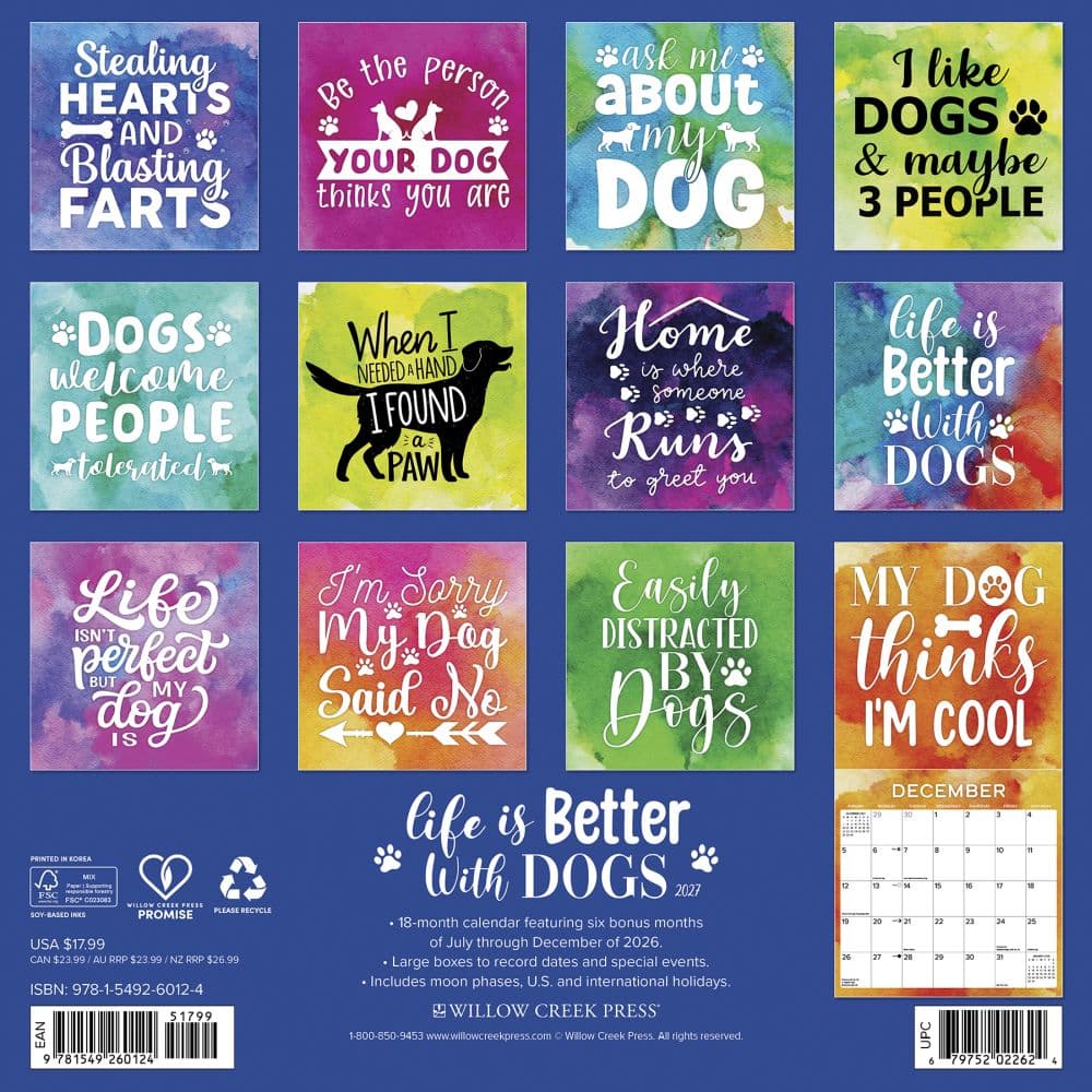 Every Home Needs a Dog 2027 Wall Calendar First Alternate Image