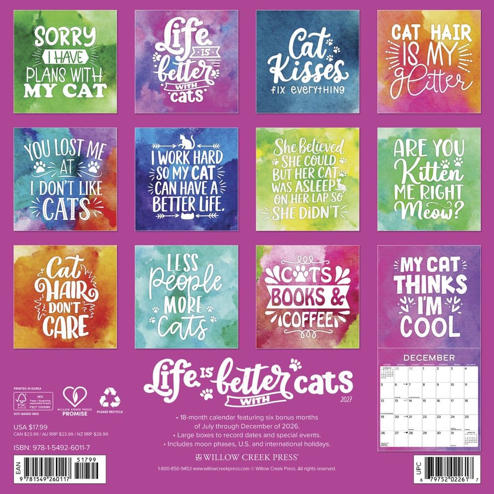 Every Home Needs a Cat 2027 Wall Calendar First Alternate Image