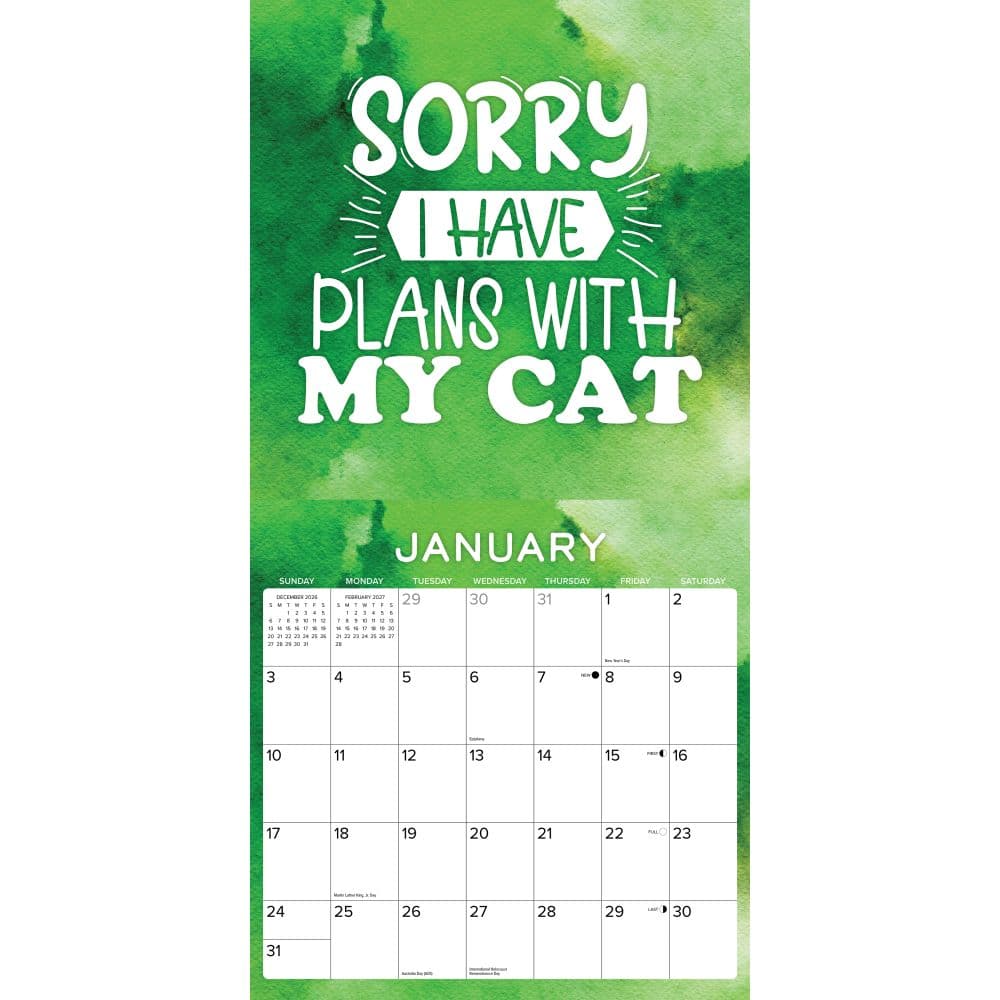 Every Home Needs a Cat 2027 Wall Calendar Second Alternate Image