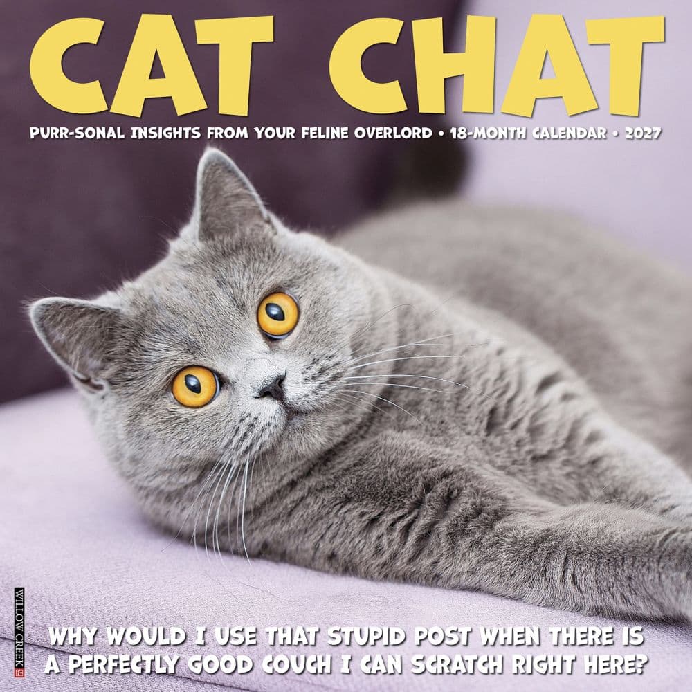 image Cat Chat 2027 Wall Calendar Main Product Image