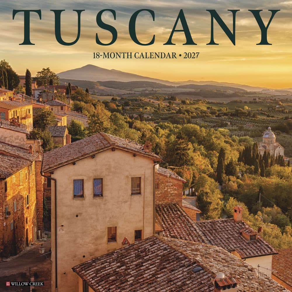 Tuscany 2027 Wall Calendar Main Product Image