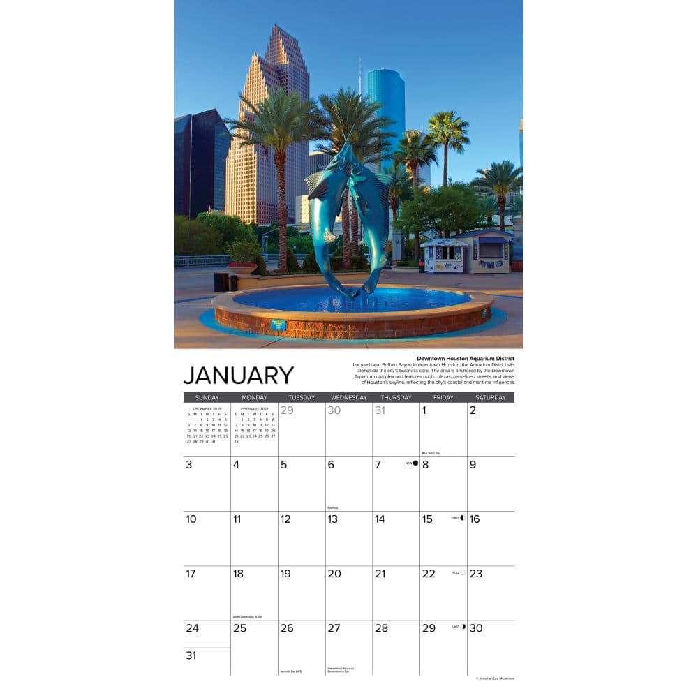 Texas 2027 Wall Calendar Second Alternate Image