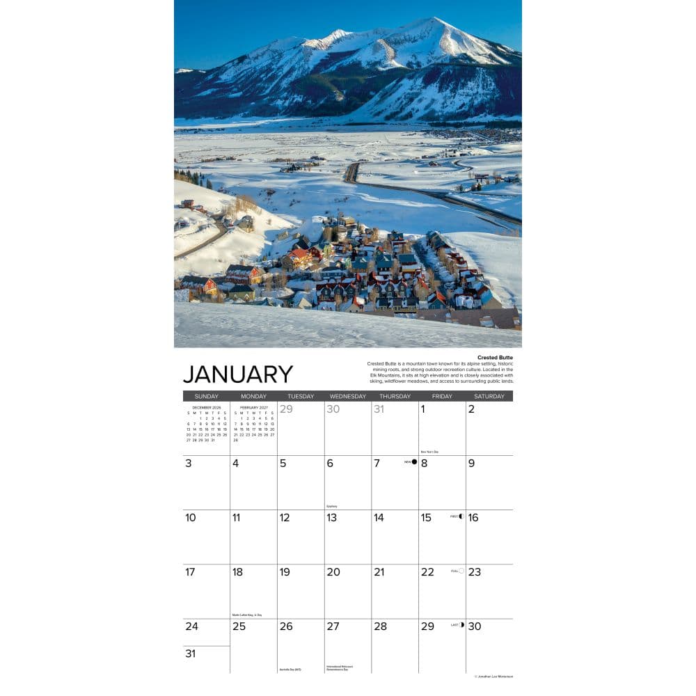 Colorado 2027 Wall Calendar Second Alternate Image