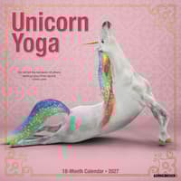 image Unicorn Yoga 2027 Wall Calendar Main Product Image