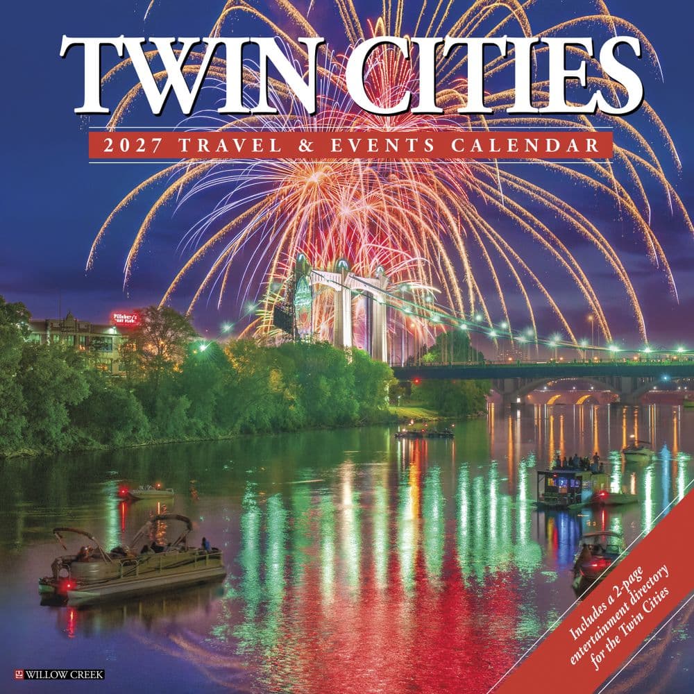 Twin Cities Events 2027 Wall Calendar Main Product Image