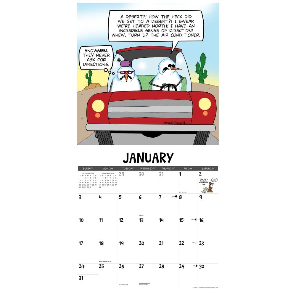 Tundra 2027 Wall Calendar Second Alternate Image