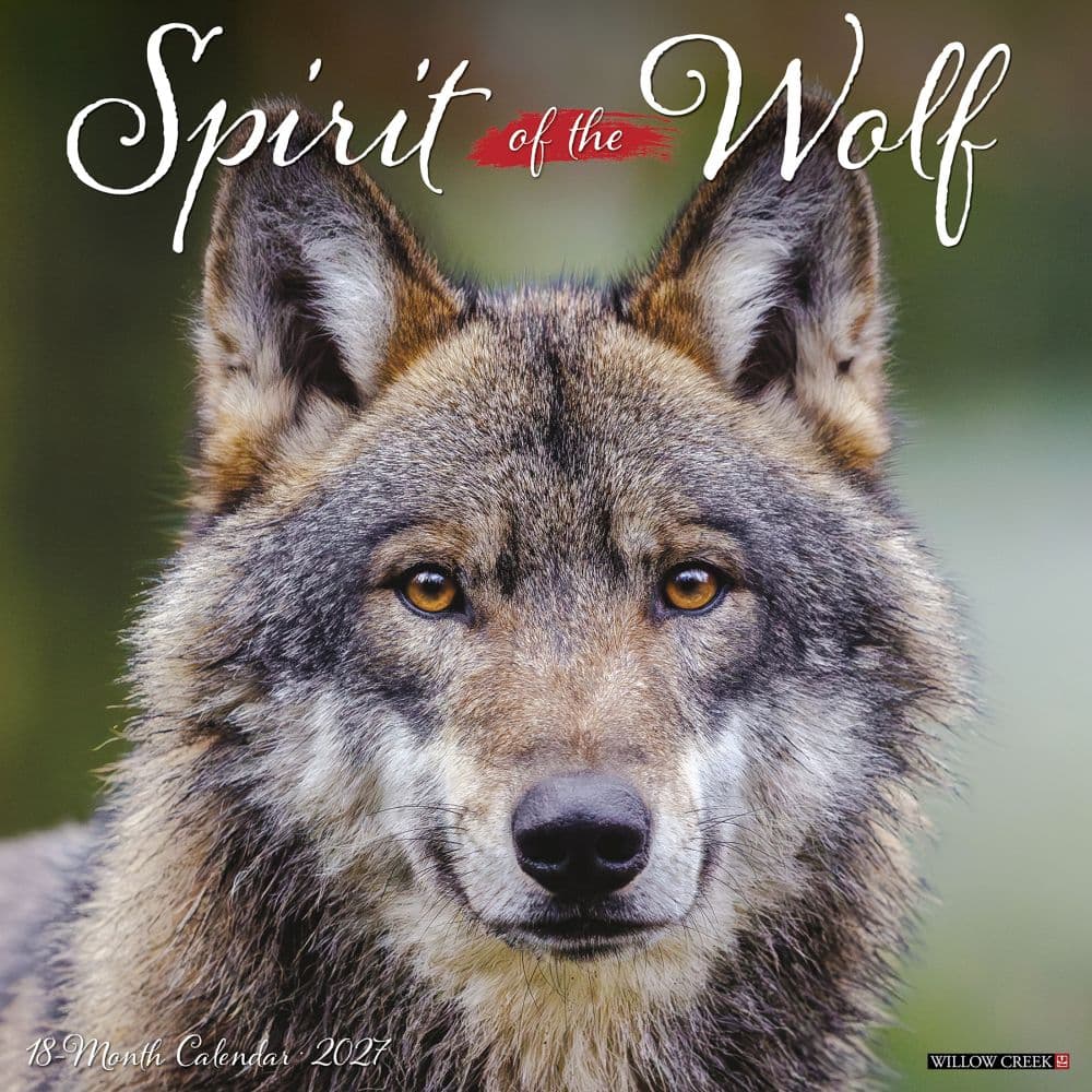 image Spirit of the Wolf 2027 Wall Calendar Main Product Image