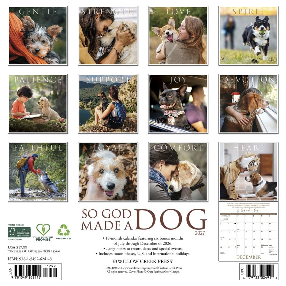 So God Made a Dog 2027 Wall Calendar First Alternate Image