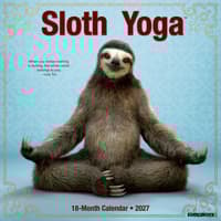 image Sloth Yoga 2027 Wall Calendar Main Product Image