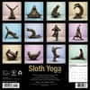 image Sloth Yoga 2027 Wall Calendar First Alternate Image