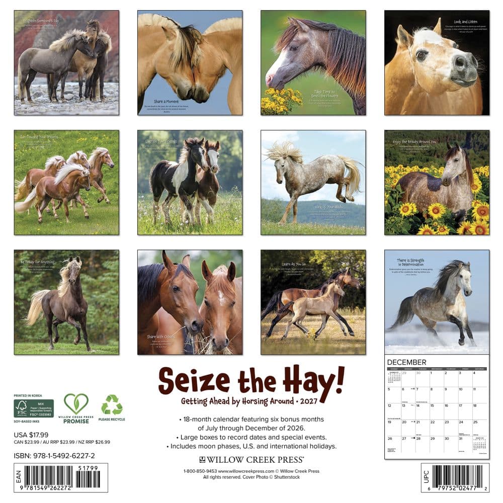 Seize The Hay 2027 Wall Calendar First Alternate Image