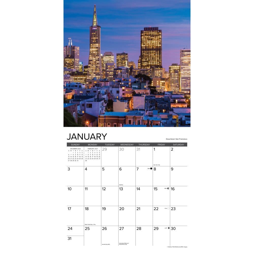 San Francisco 2027 Wall Calendar Second Alternate Image