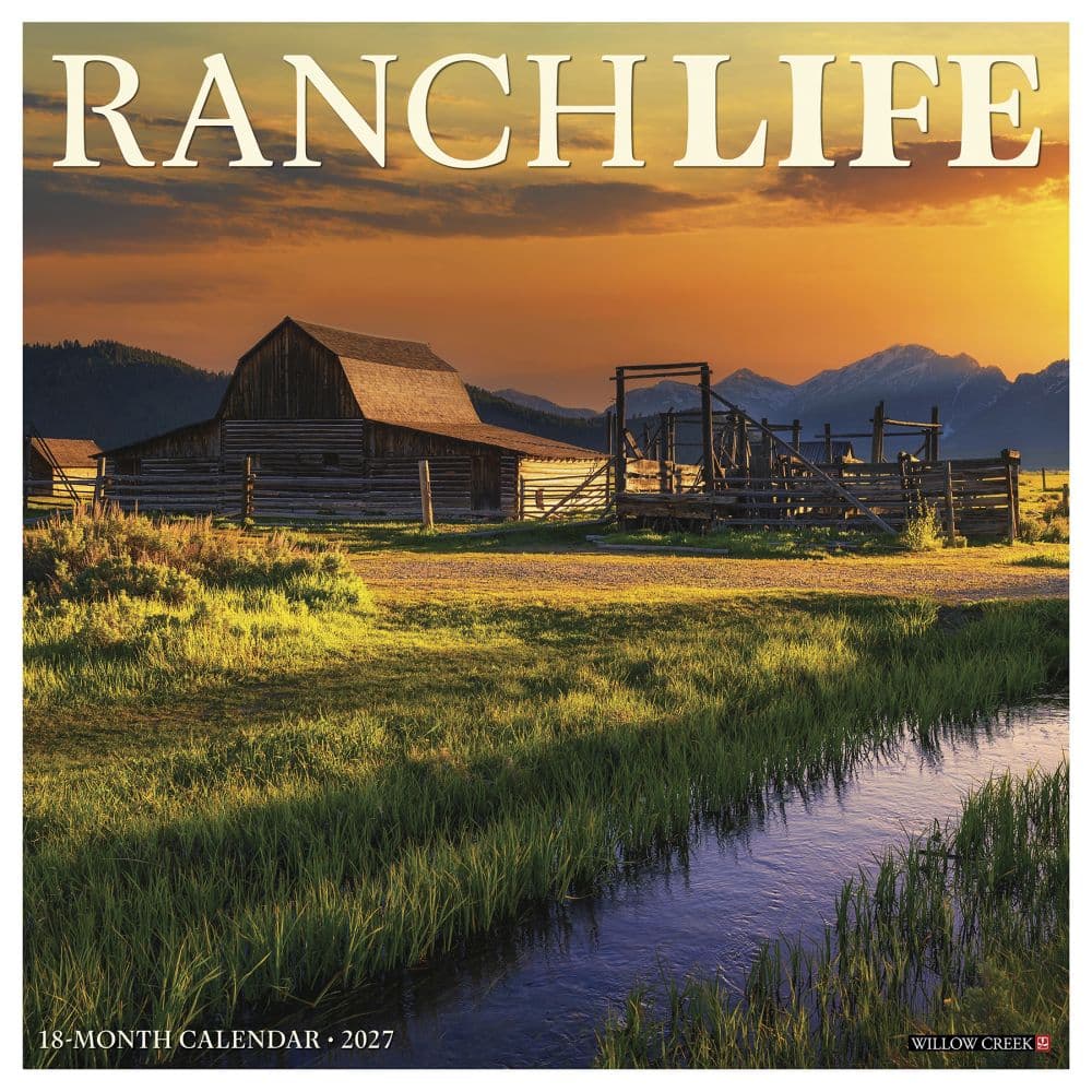 image Ranch Life 2027 Wall Calendar Main Product Image