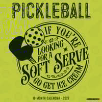 image Pickleball 2027 Wall Calendar Main Product Image