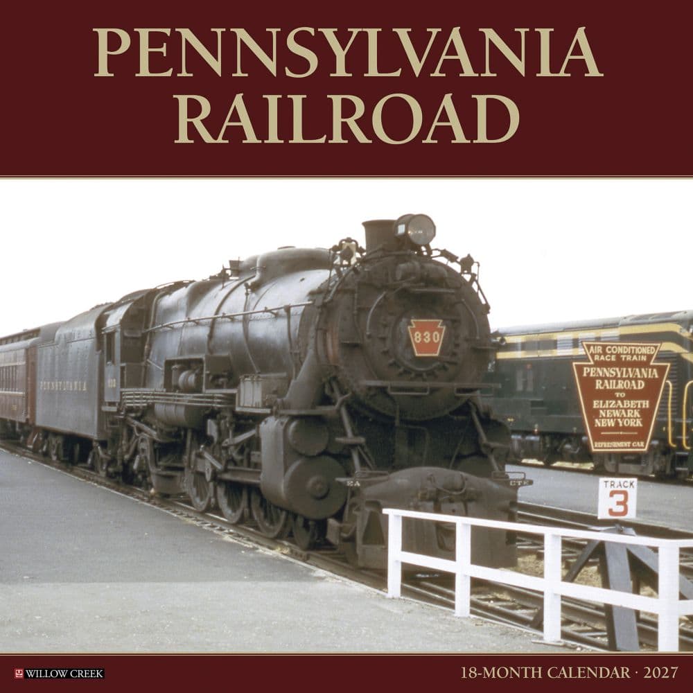 Pennsylvania Railroad 2027 Wall Calendar Main Product Image