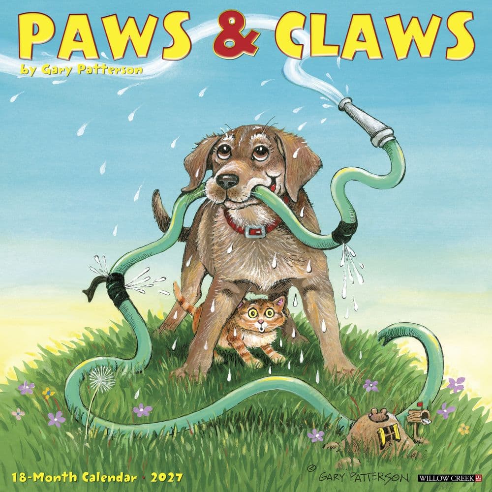 Paws and Claws 2027 Wall Calendar by Gary Patterson Main Product Image