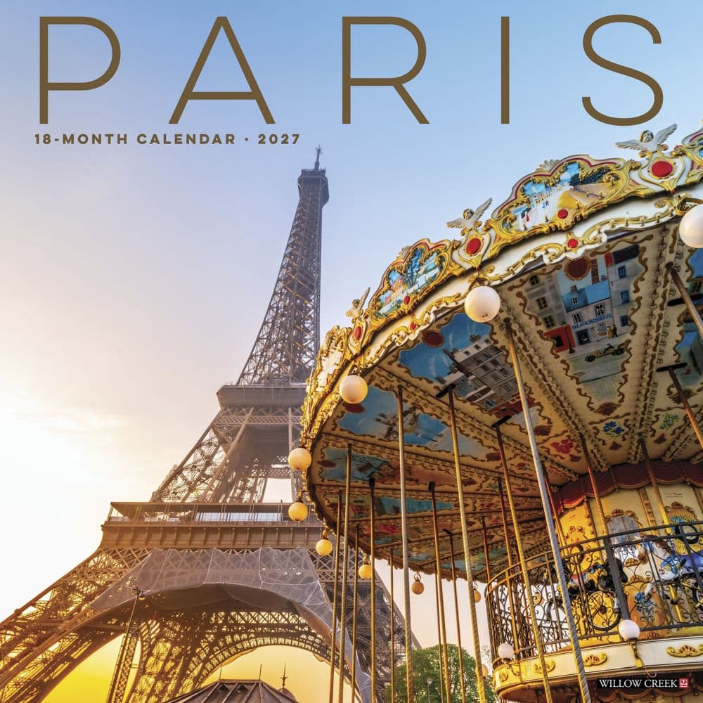 Paris 2027 Wall Calendar Main Product Image