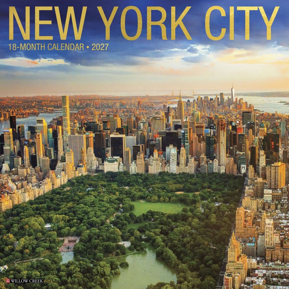 New York City 2027 Wall Calendar