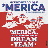 image My Favorite Color Is Merica 2027 Wall Calendar Main Product Image